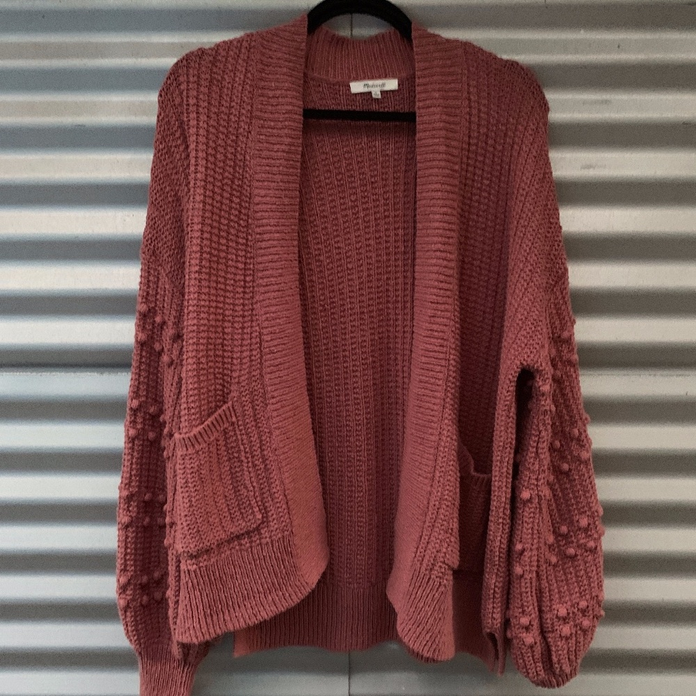 Madewell Bobble Cardigan Sweater